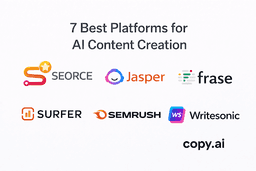 7 Best AI Content Creation Tools to Scale Content