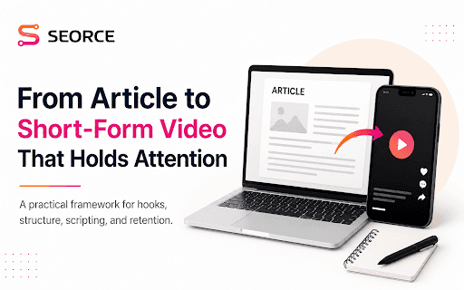 How to Turn an Article Into a Short-Form Video People Actually Watch