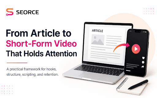 How to Turn an Article Into a Short-Form Video People Actually Watch