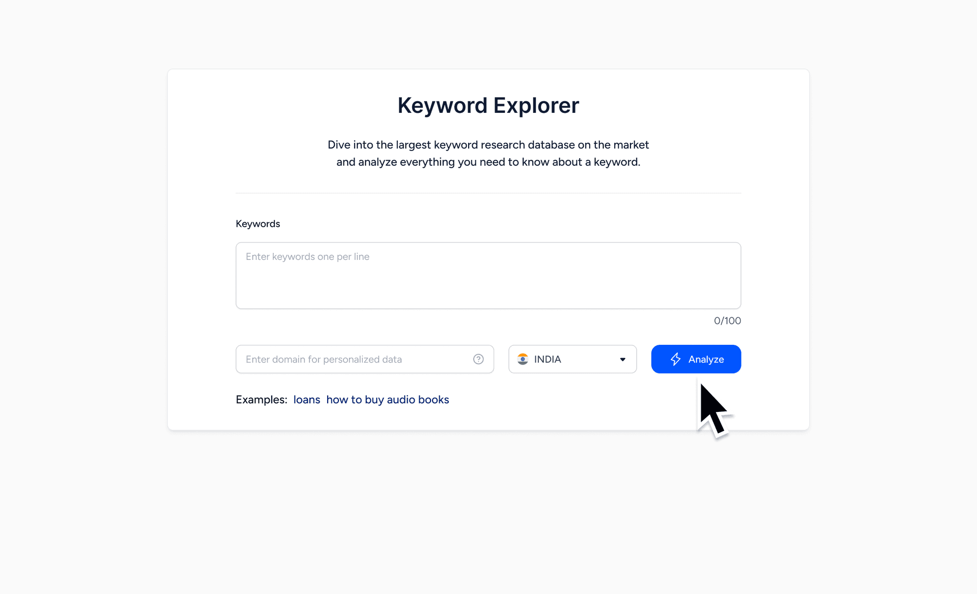 Intelligent Keyword Research