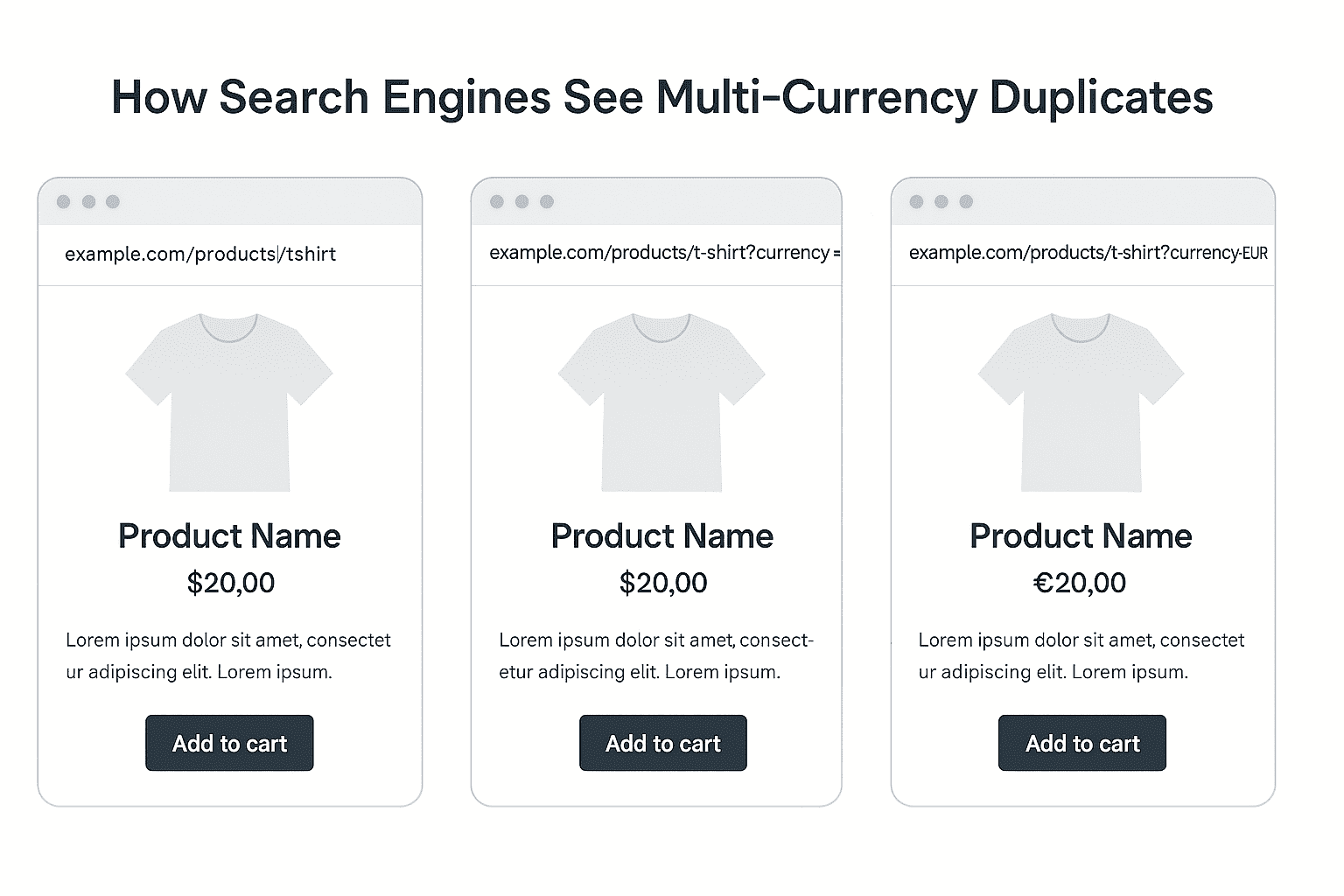 Managing Duplicate Content in Shopify Multi-Currency Stores